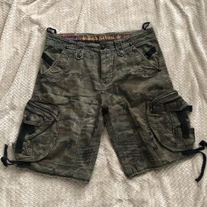 Rock Revival camo cargo shorts